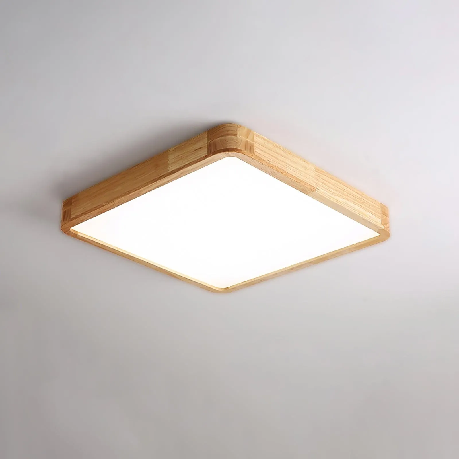 Wooden Geometric Ceiling Light M295