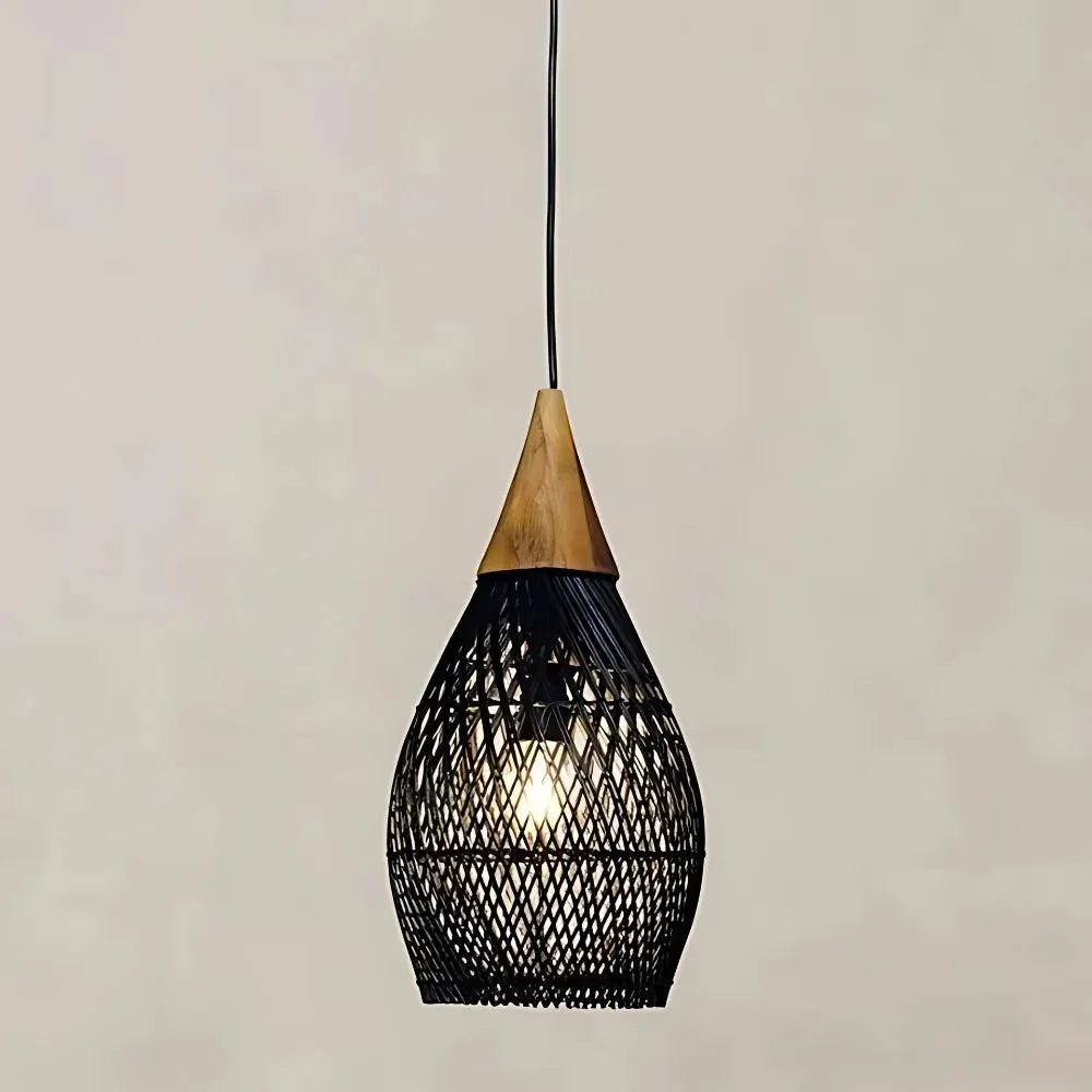 Handmade Rattan Tapestry Pendant Light D839
