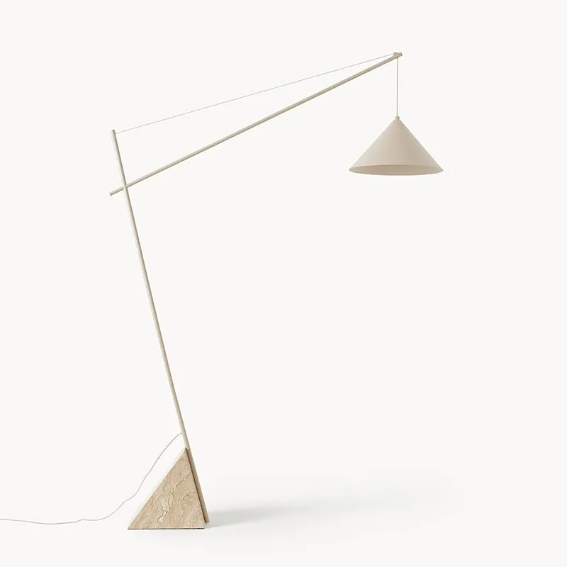 Grande Travertine Floor Lamp D706