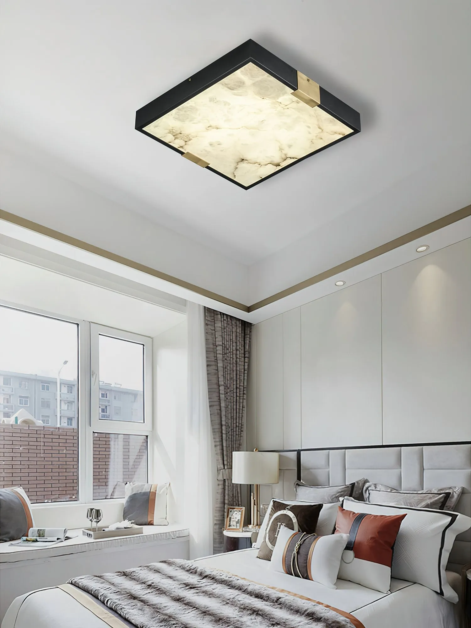 Lucien Alabaster Ceiling Light D432