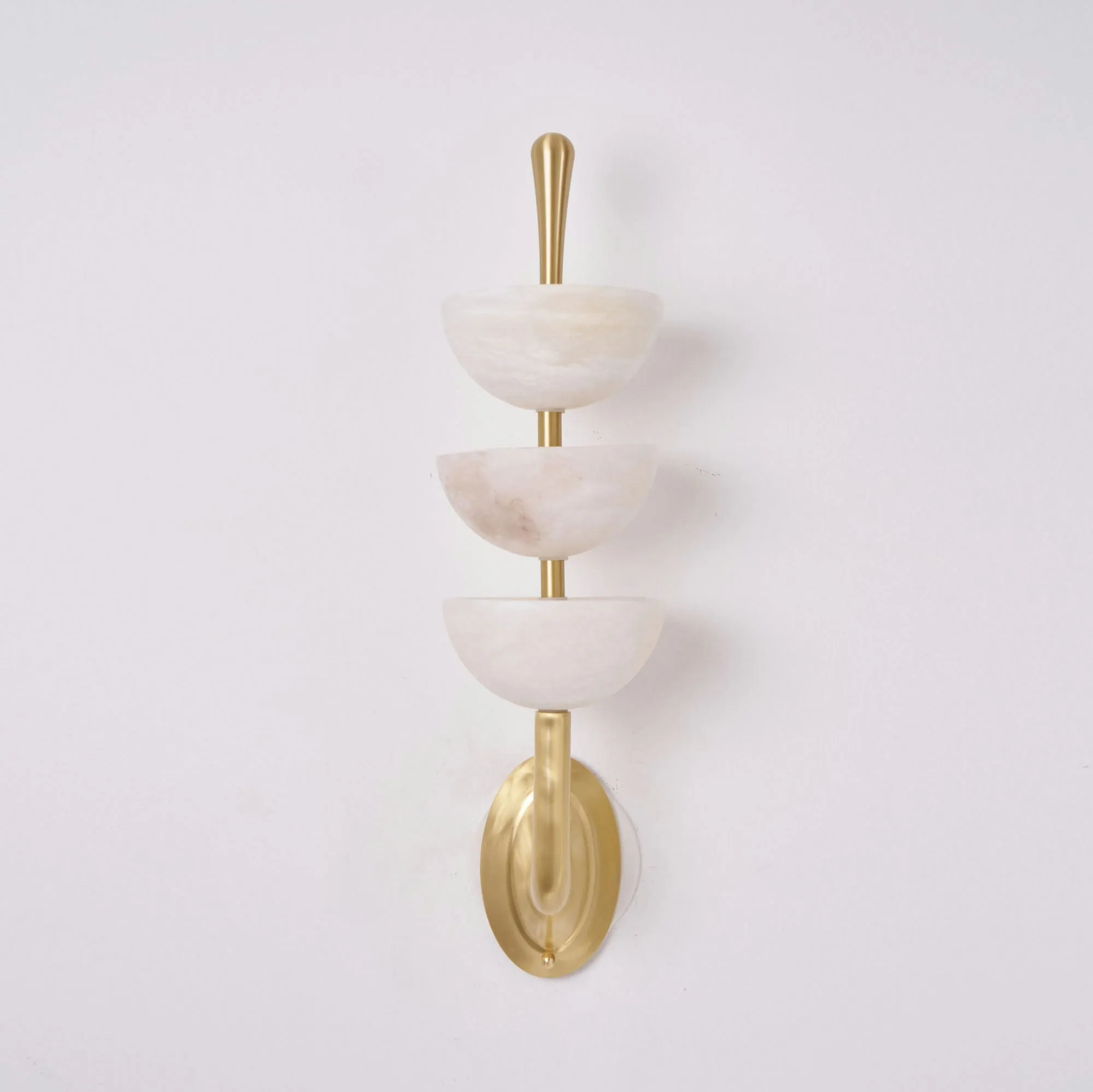Triple Alabaster Wall Lamp D565