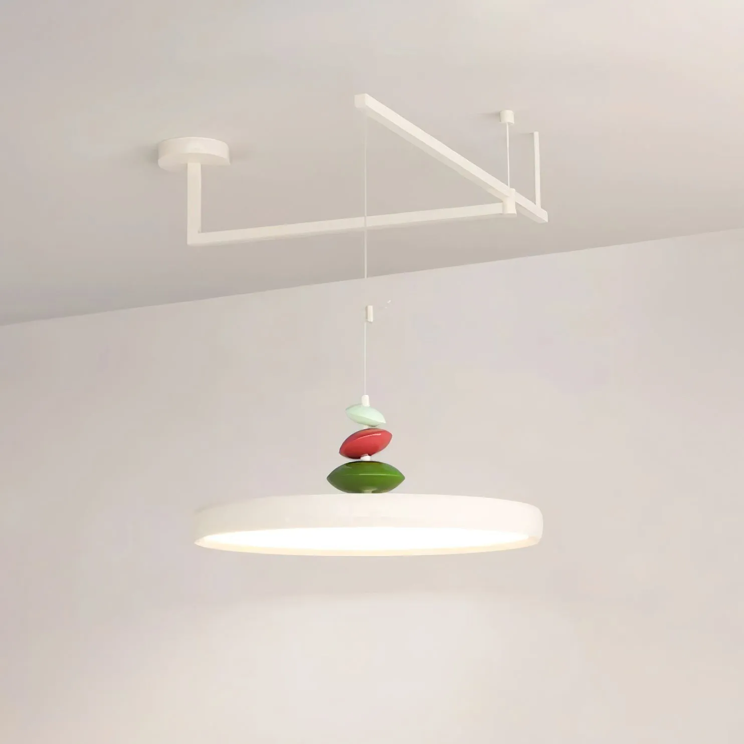 Simple Rocker Arm Flying Saucer Creative Chandelier M375