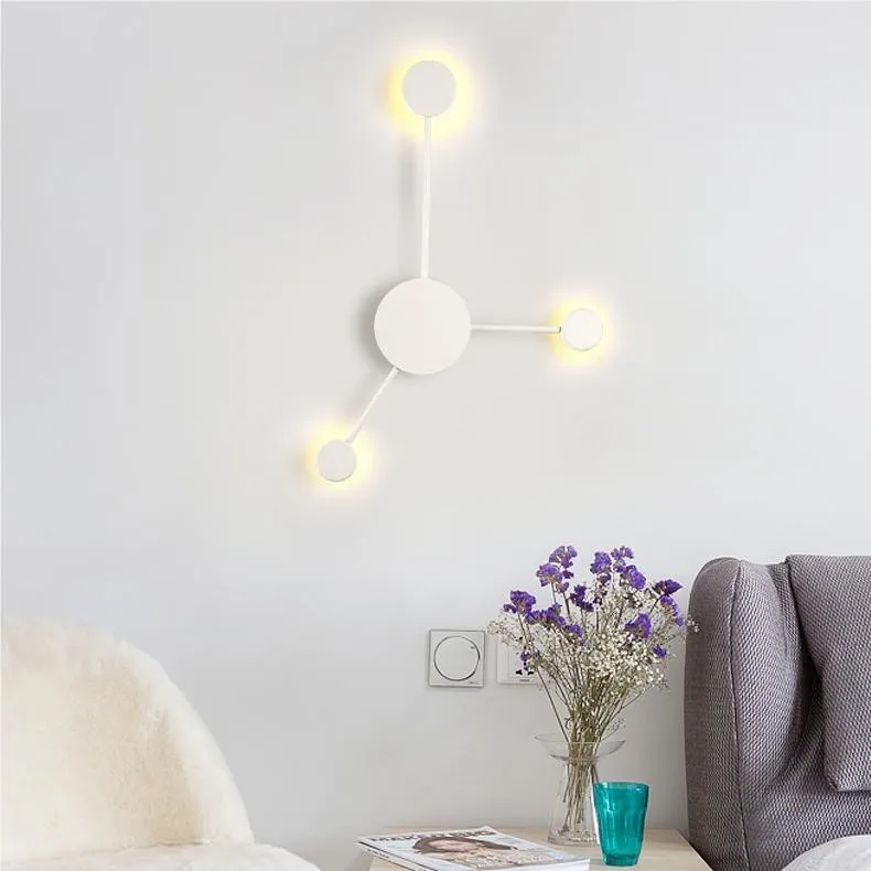Modern Art Circle Linear LED Wall Light S102