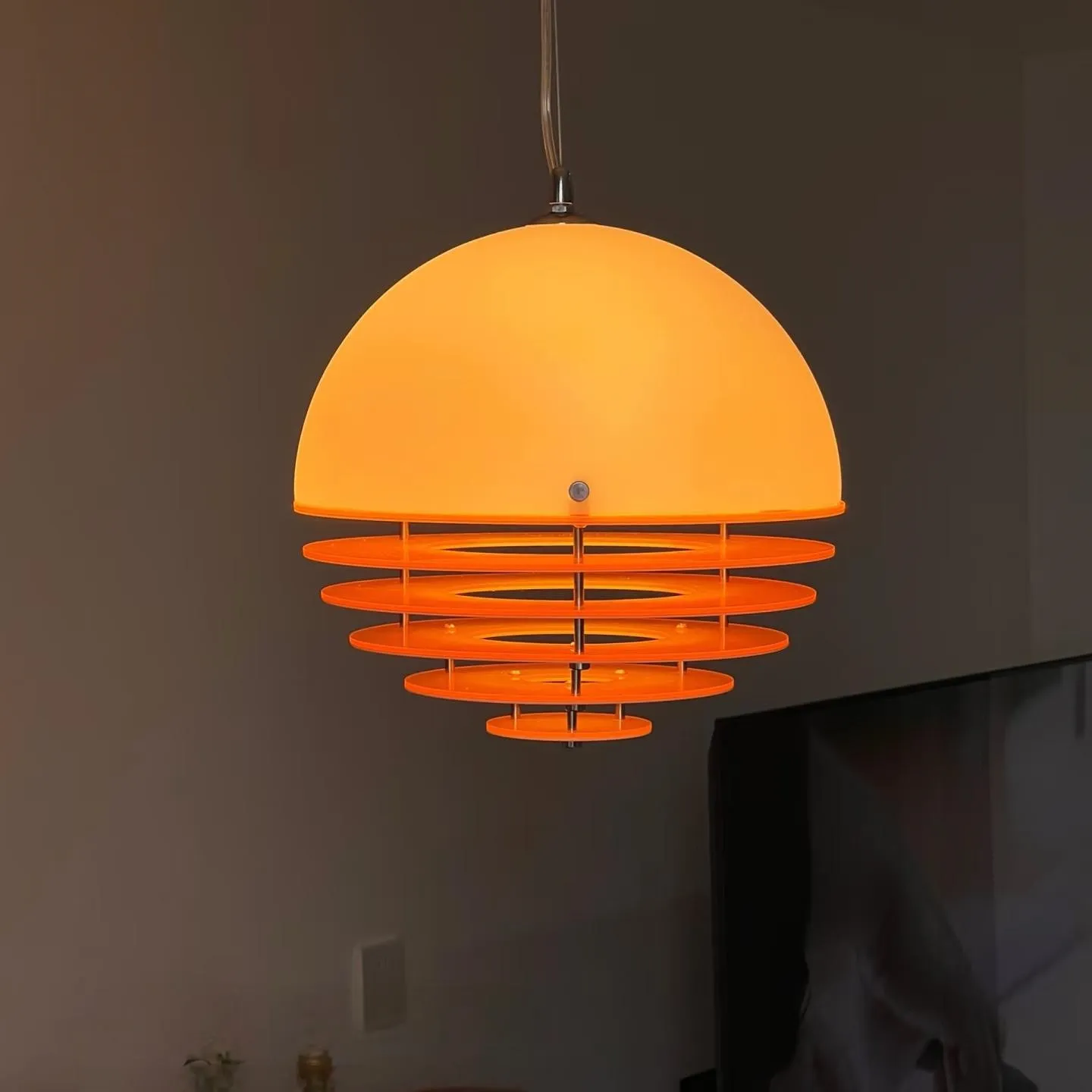 Bauhaus Sunset Ambient Pendant Lamp - Glass Acrylic Pendant Lamp S192