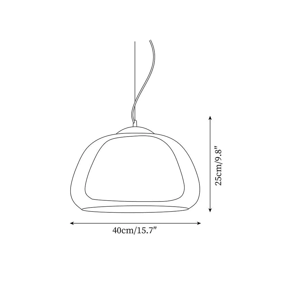 Jelly Glass Pendant Light P026