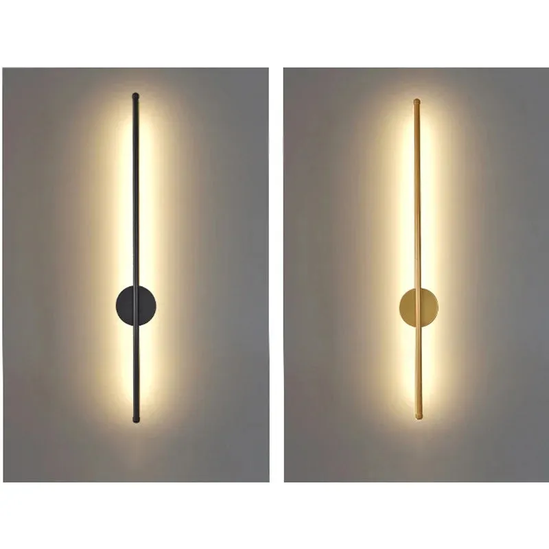 Modern Black Aluminum Wall Light D850