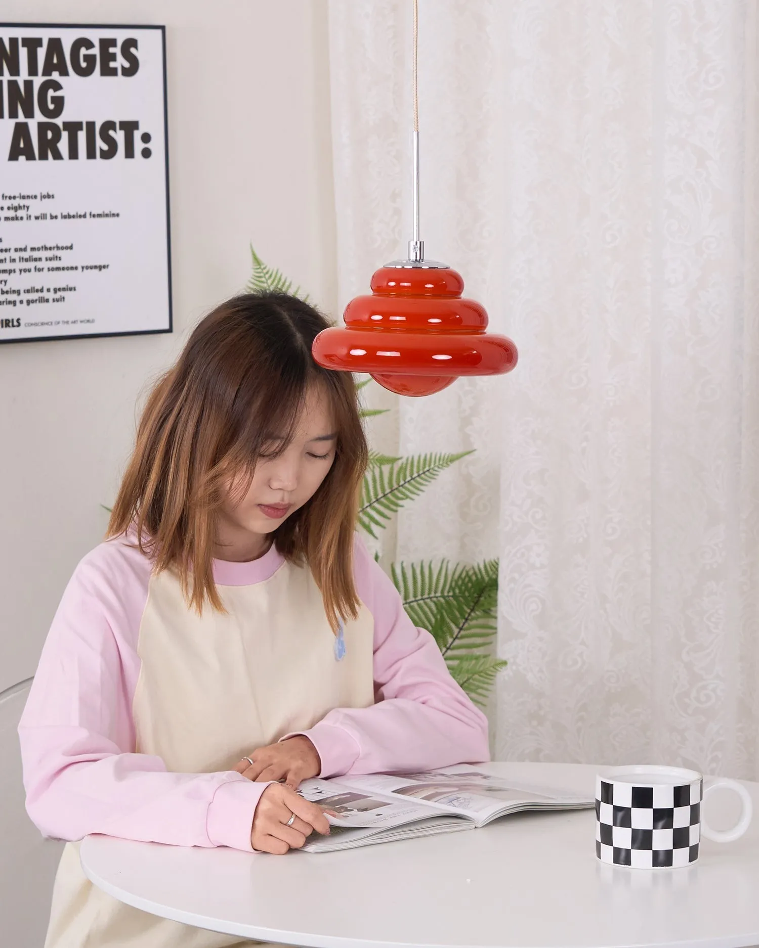 Cream Cloud Pendant Lamp P011