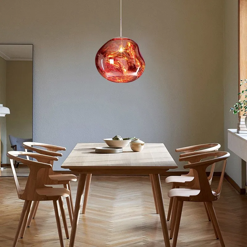 Dynamic Surface Pendant Light For Living Room S09