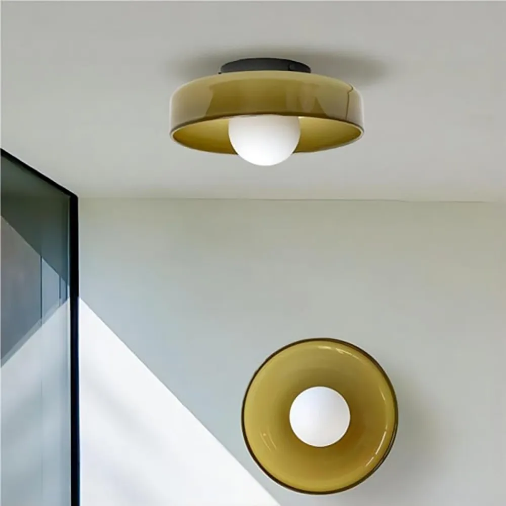 Modern Round Flush Mount Morandi Ceiling Lamp Wall Lamp S142