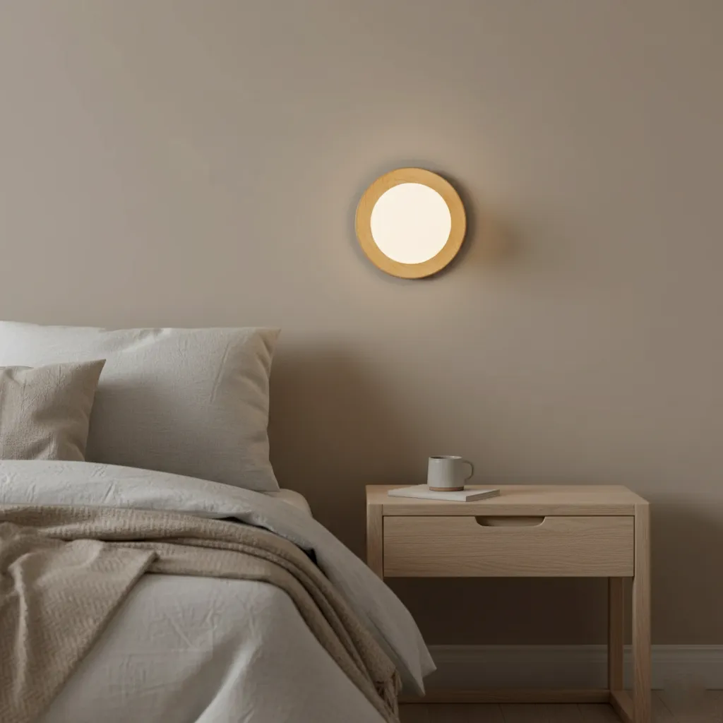 Nordic Minimalist Natural Wood LED Wall Light D780
