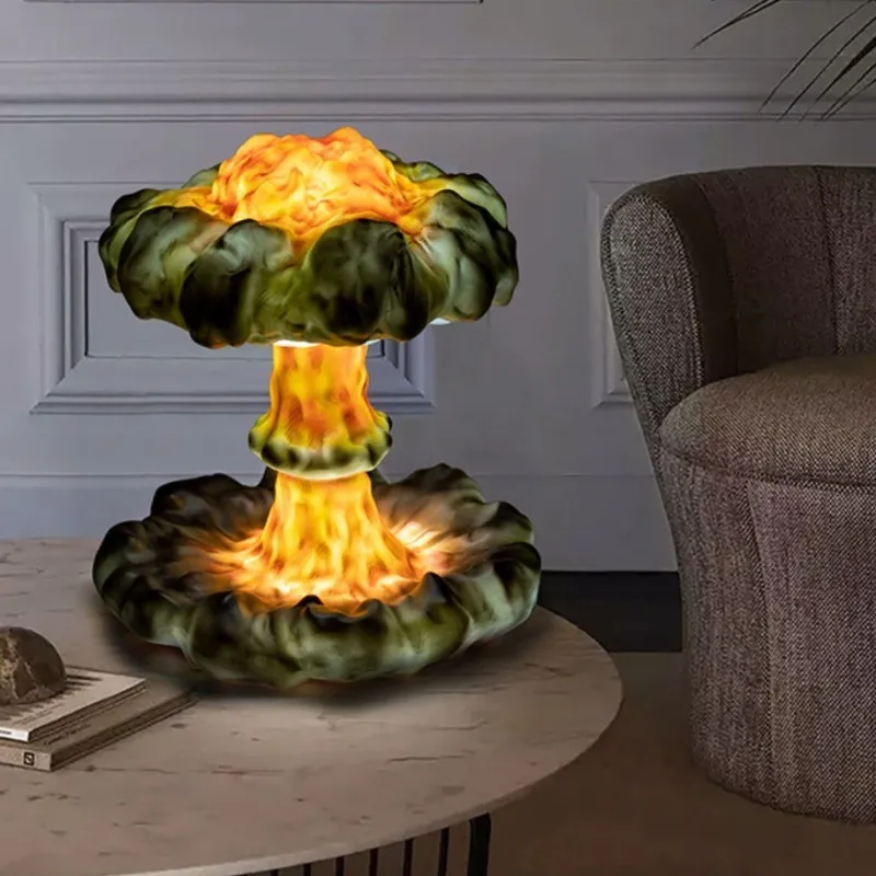 Creative 3D Printed Airplane Fire Dragon Table Lamp M99