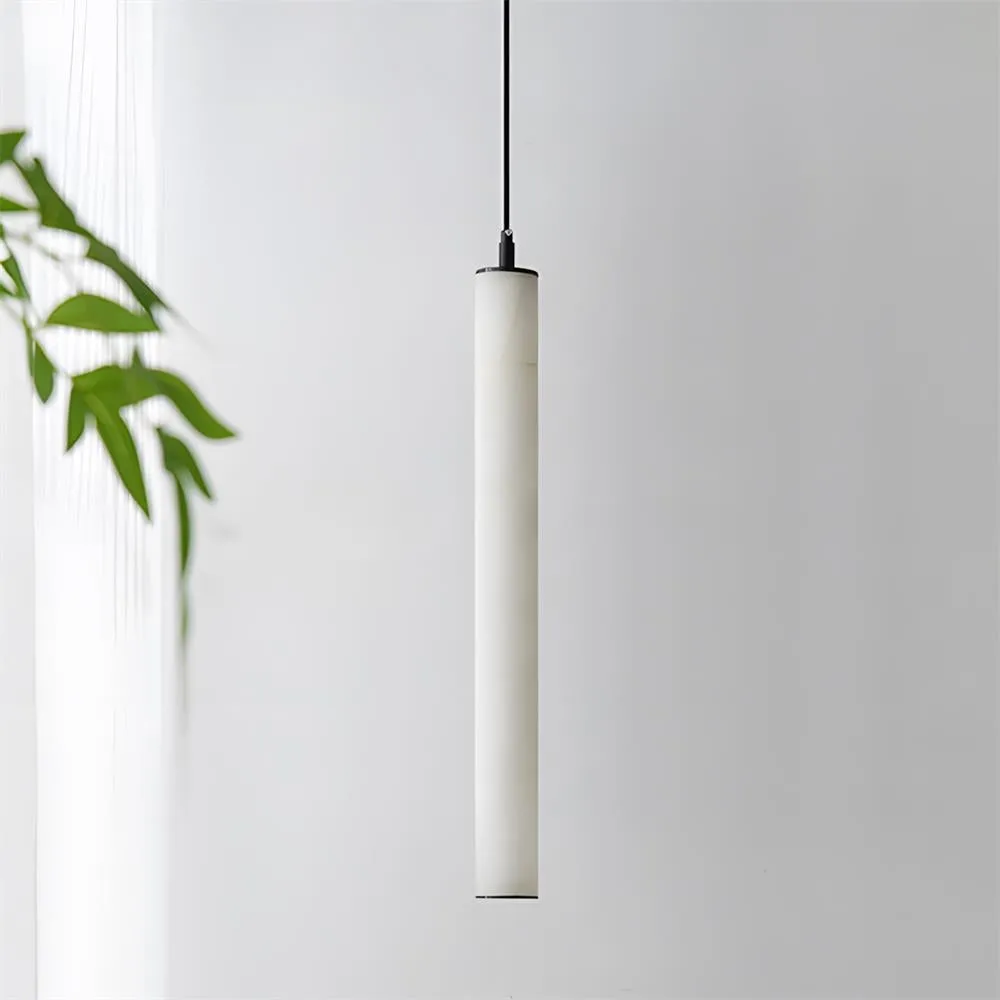 Calder Alabaster Tube Pendant Lamp D347