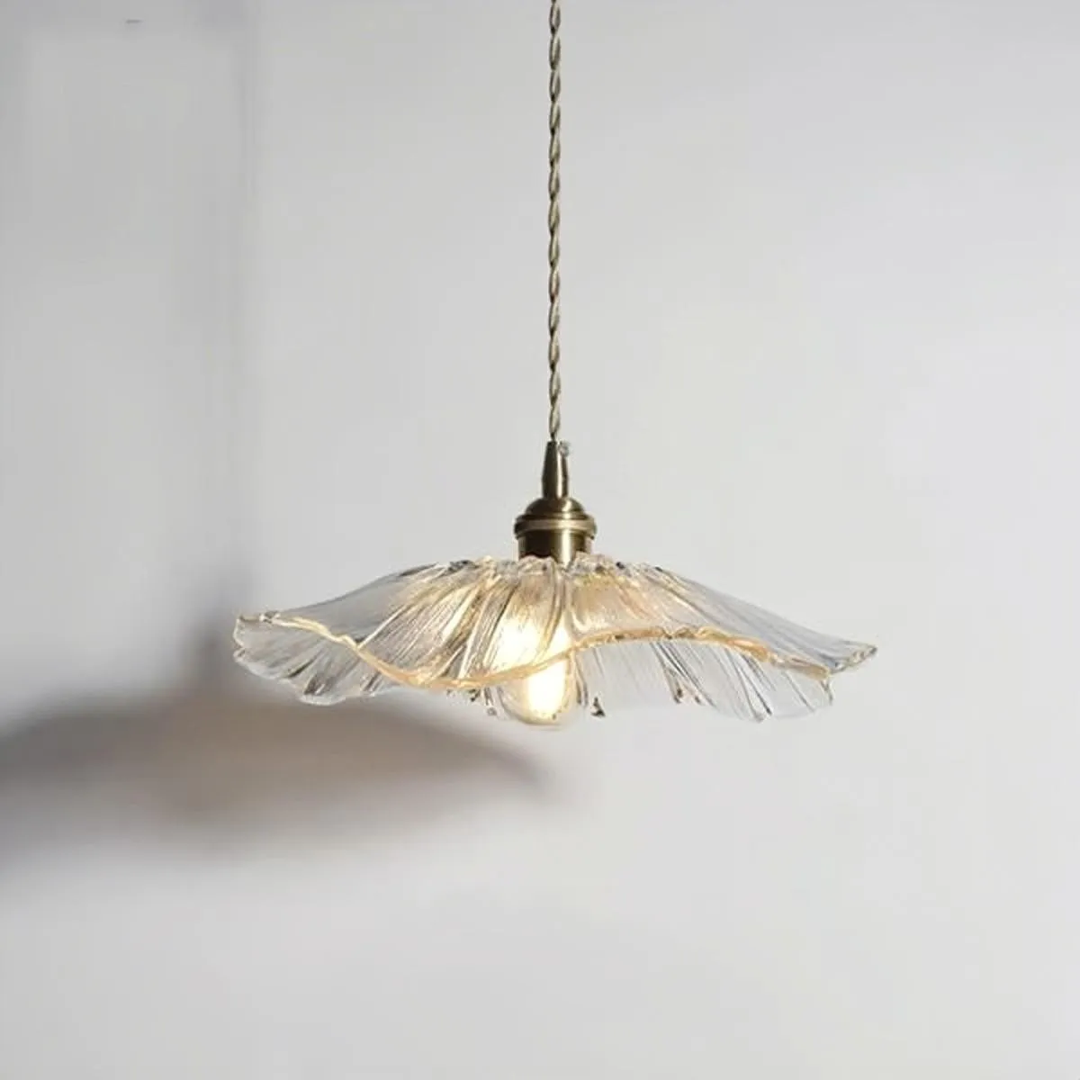 Tiffany Lotus Glass Pendant Light S55