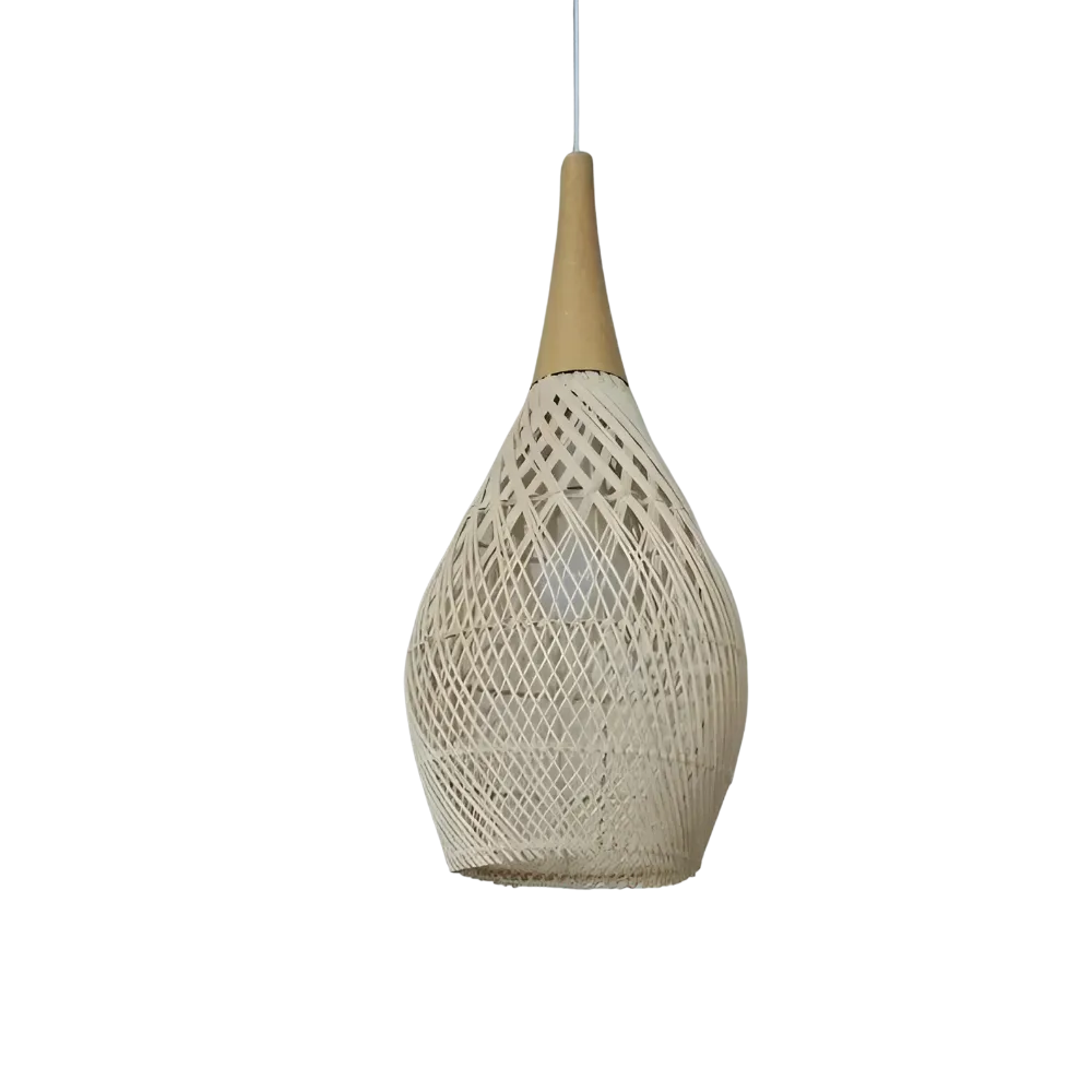 Handmade Rattan Tapestry Pendant Light D839