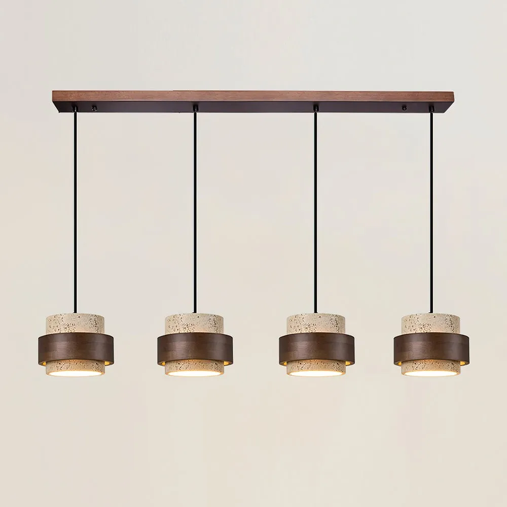 Cylinder Travertine Pendant Lamp M271