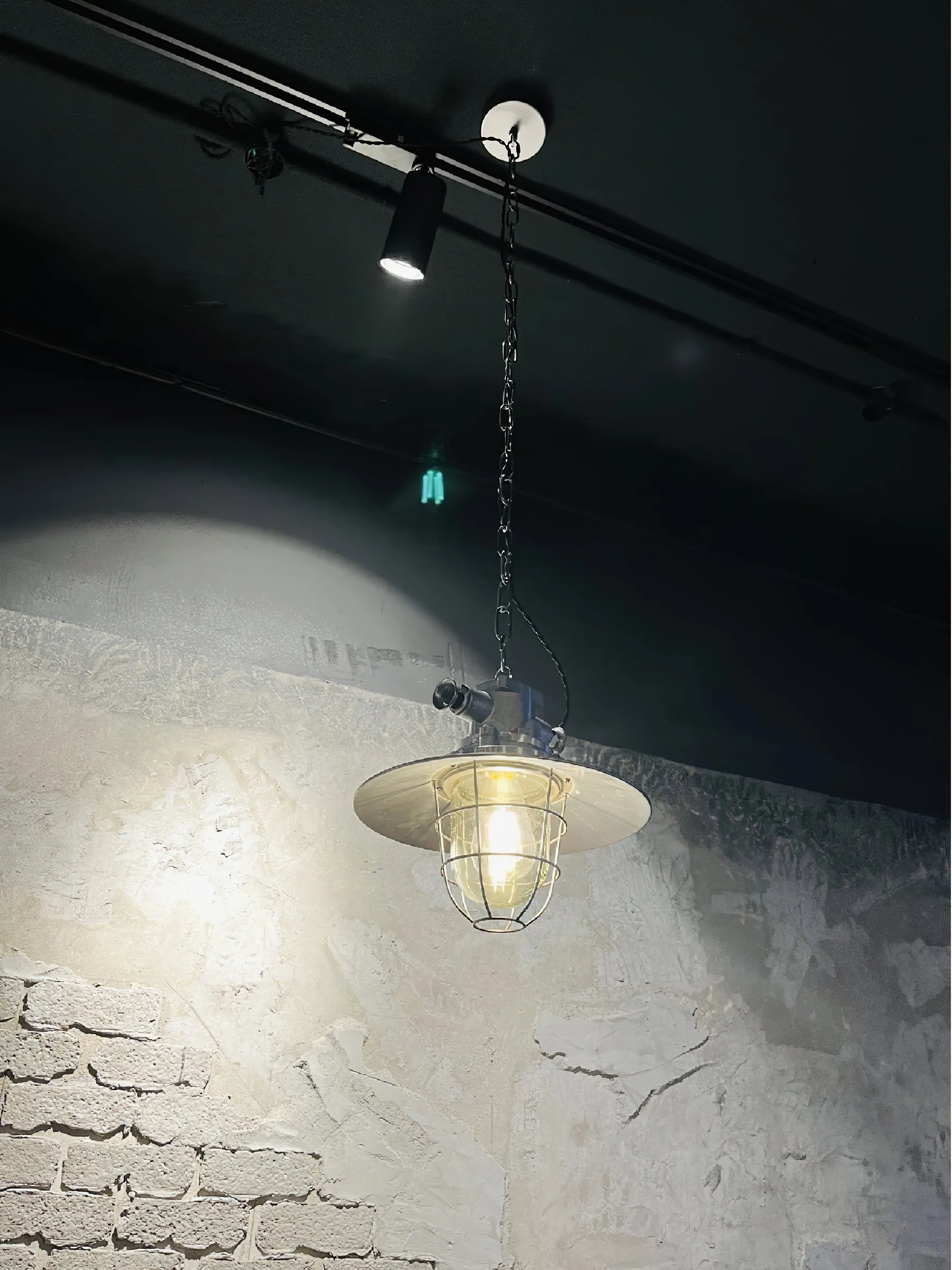 Bulkhead Cage Pendant Light D629