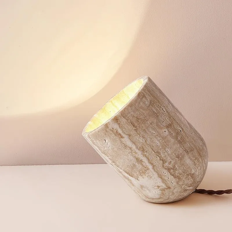 Amidori Travertine Table Lamp D893
