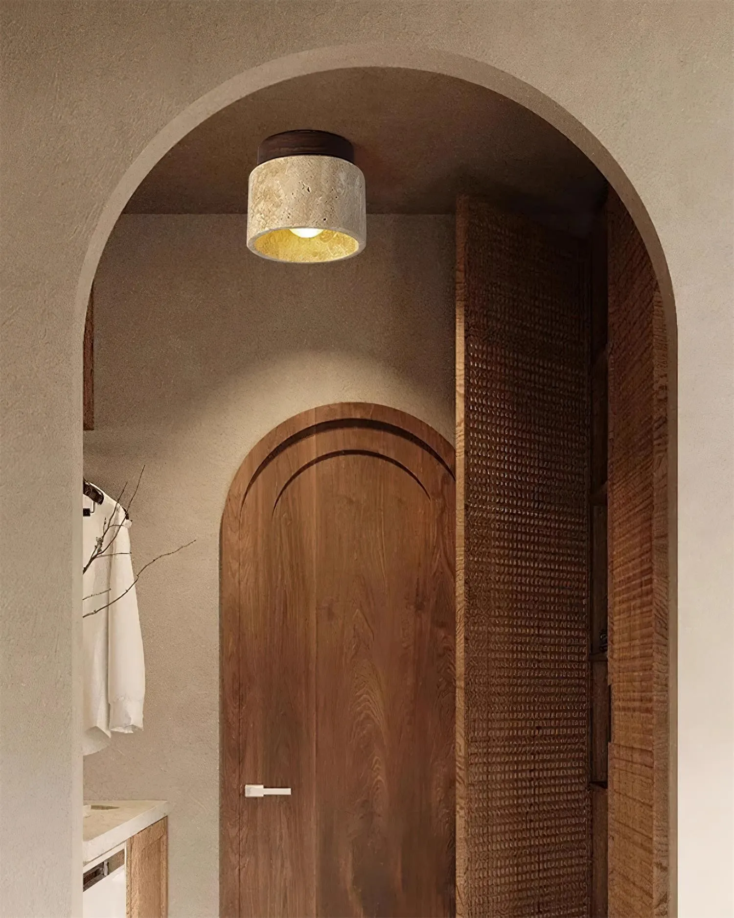Nordic Stone Ceiling Light M201