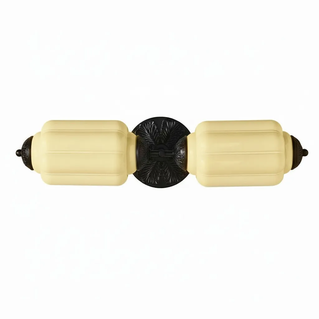 Eloise Pumkin Glass Vanity Sconce G51