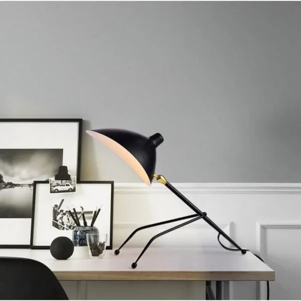 Black Tripod Desk Lamp S172