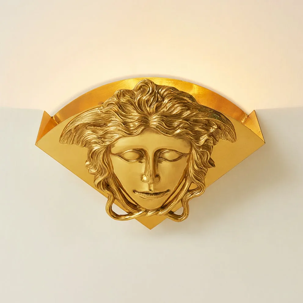 Sphinx Brass Wall Lamp D744