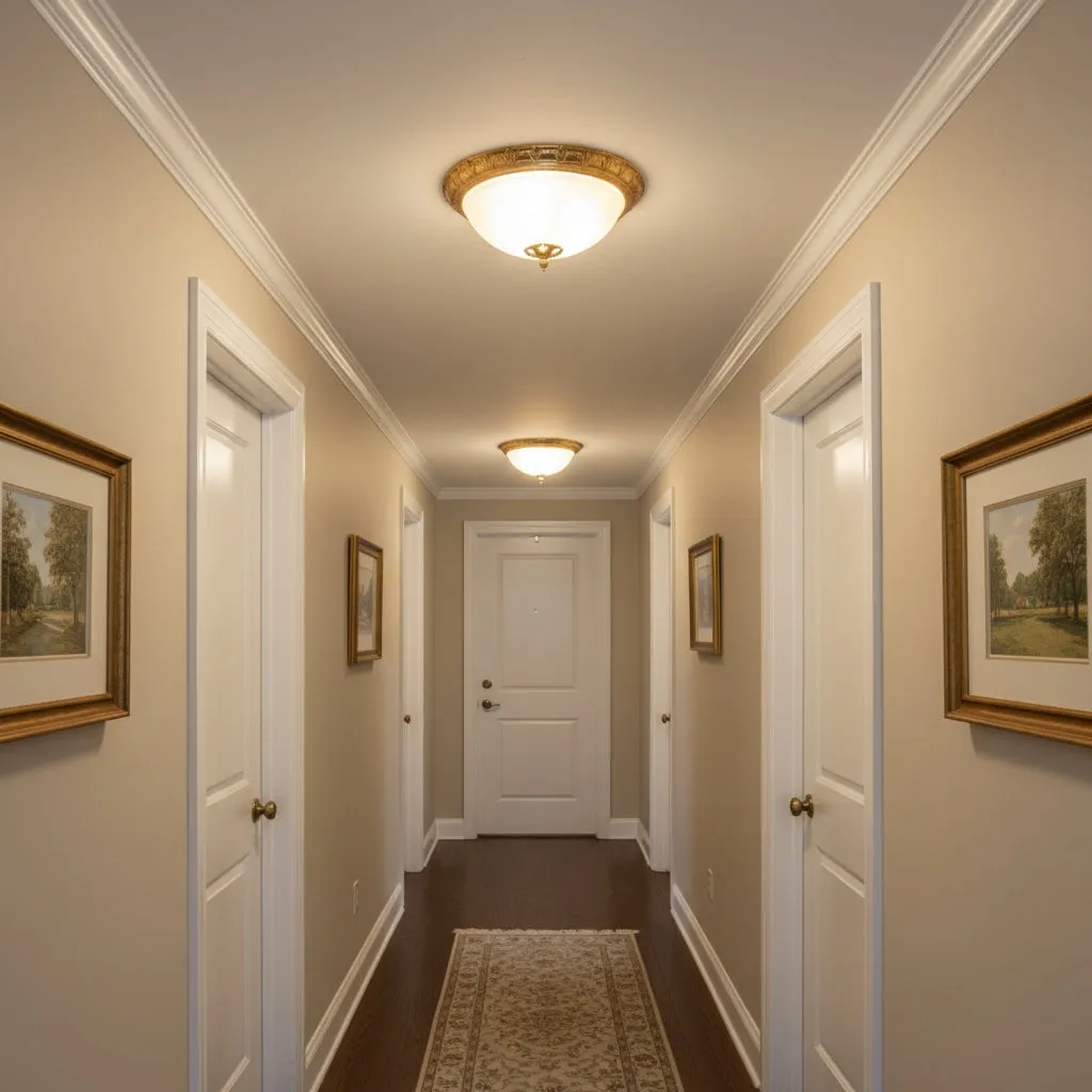 Deltana Flush Ceiling Lamp D737