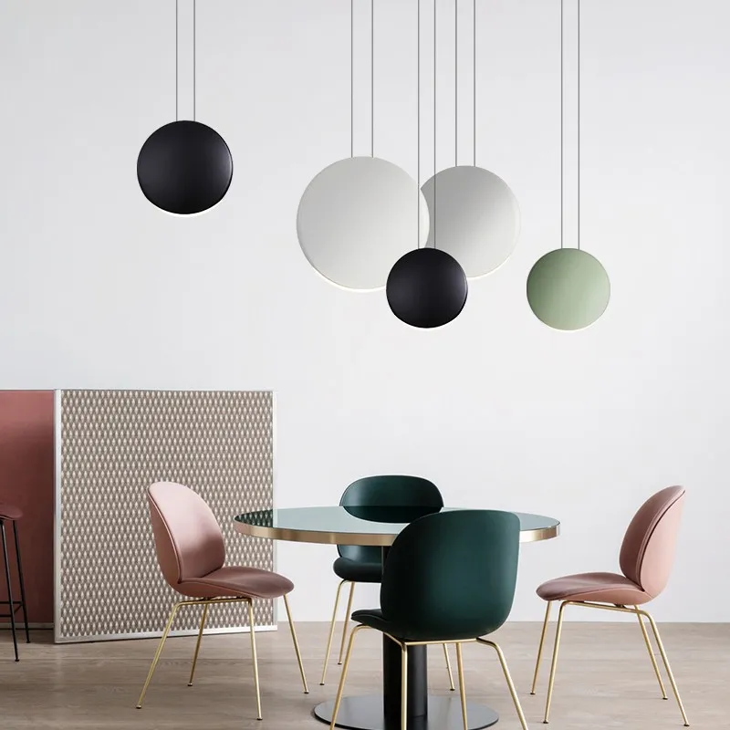 Modern Flattened Cosmos Pendant Light