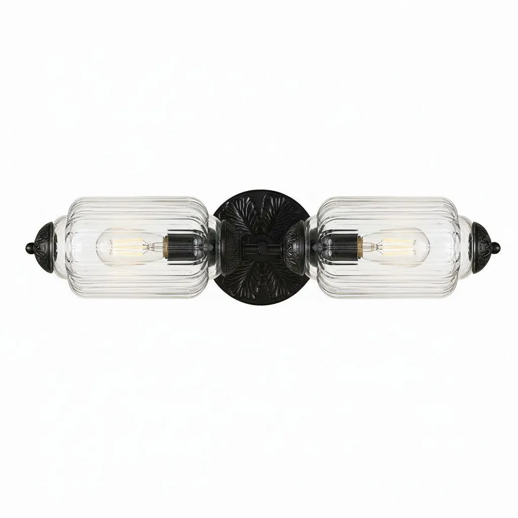 Eloise Pumkin Glass Vanity Sconce G51