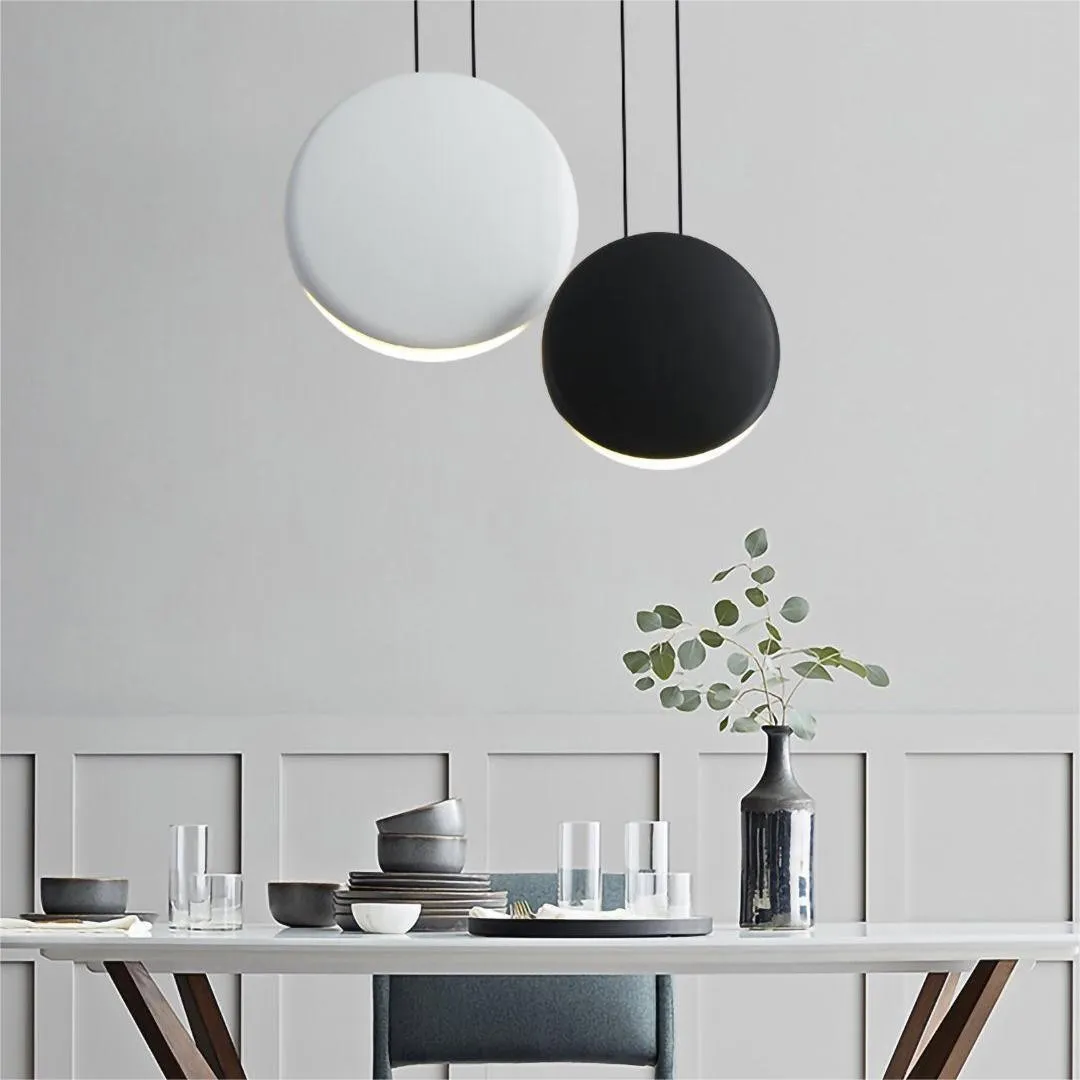 Modern Flattened Cosmos Pendant Light