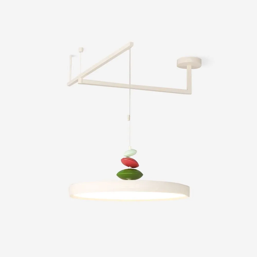 Swing Arm Stone Pendant Light M511