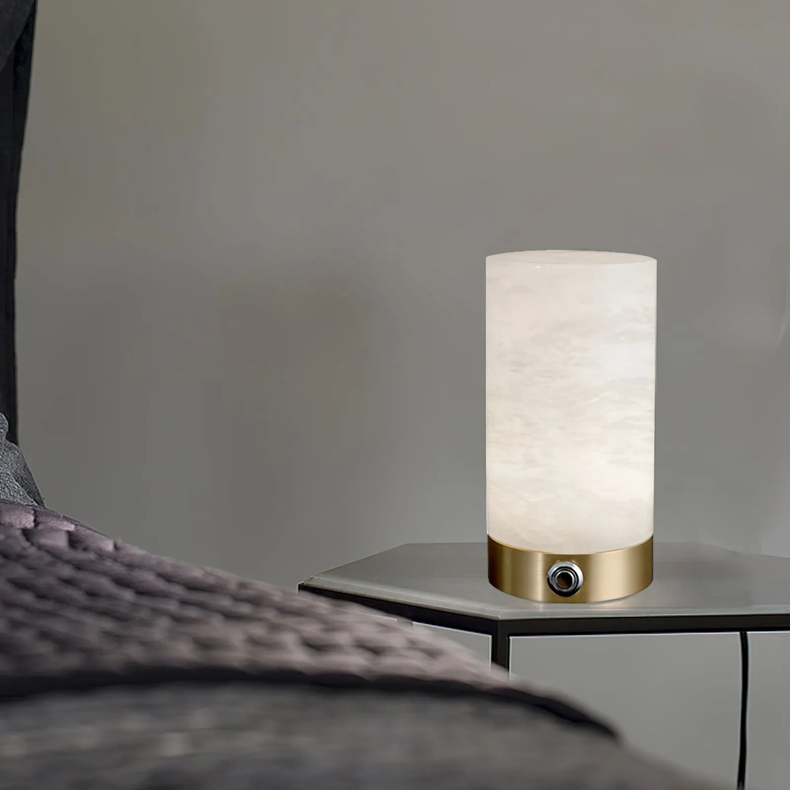 Totem Alabaster Table Lamp D499