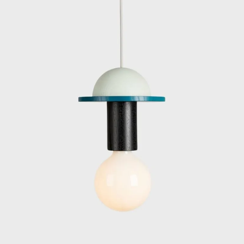 Creative Color Block Wooden Pendant Light S166
