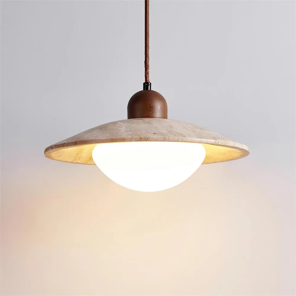 Wood Retro Wabi-Sabi Style Pendant Lamp M281