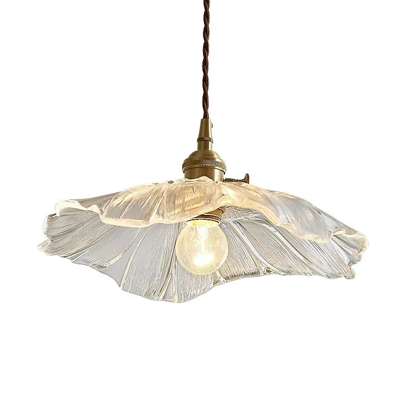 Tiffany Lotus Glass Pendant Light S55