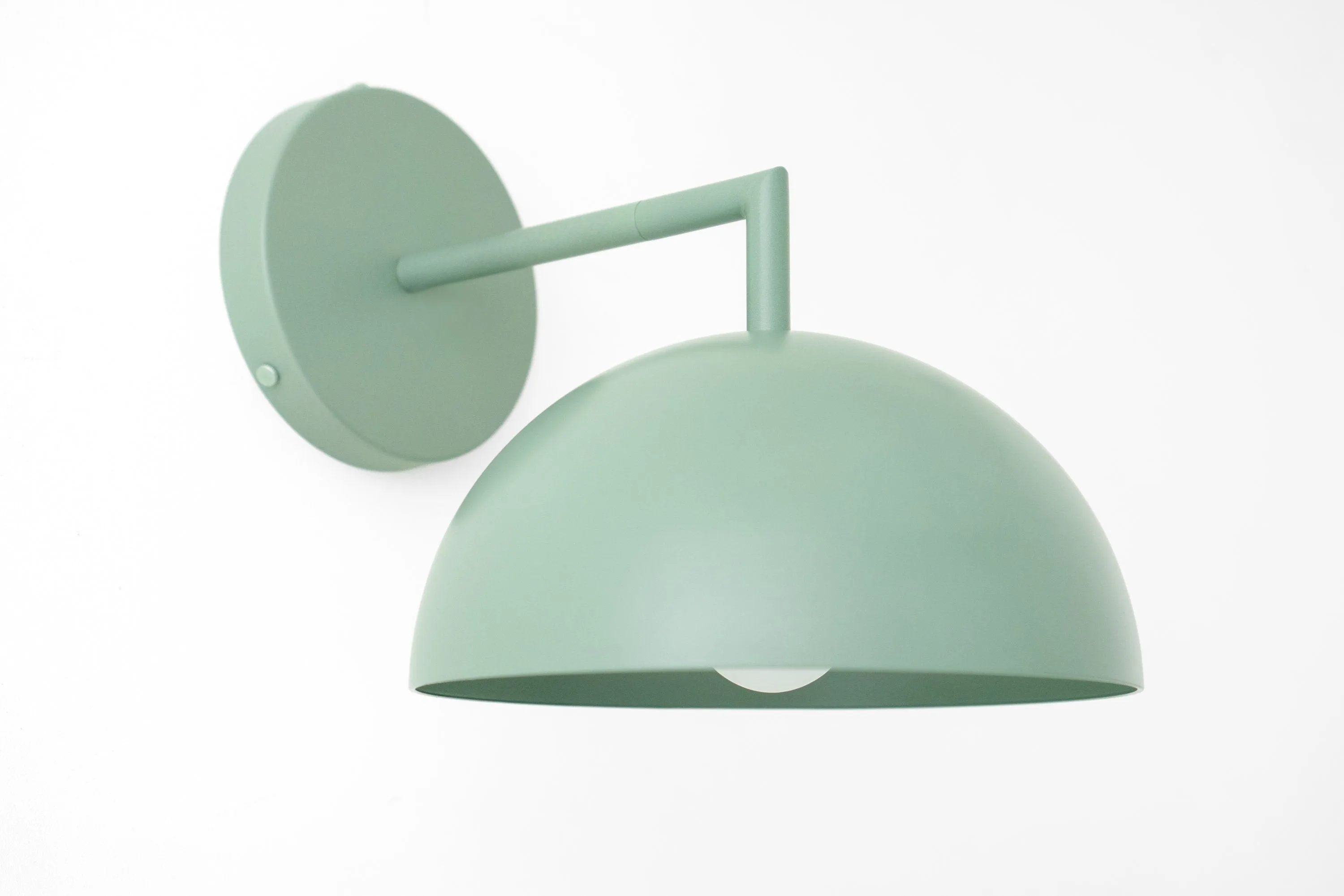 Metio Dome Minimalist Dome Sconce - Stylish Colorful Wall Light T377