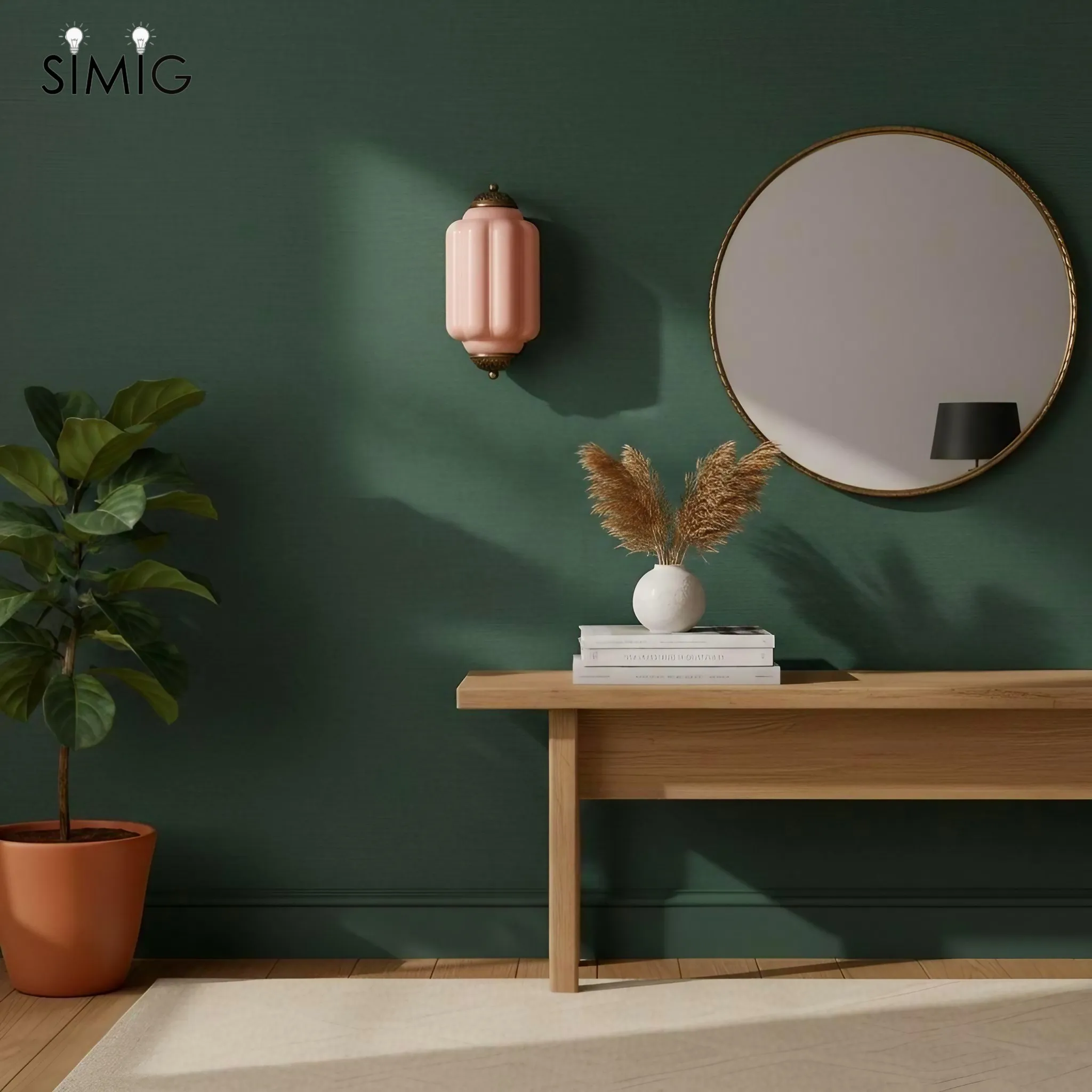 Eloise Long Pumpkin Retro Glass Recessed Wall Lamp G52