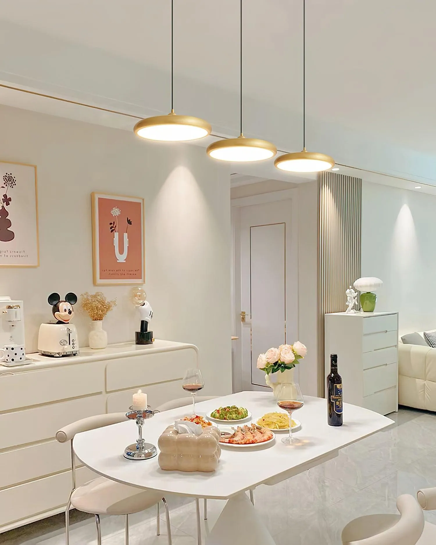 Thin Disc Pendant Lamp M509