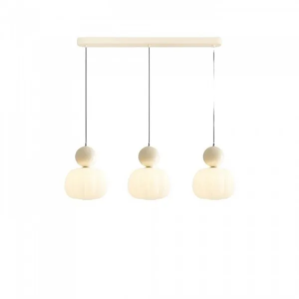French Vintage Cream Pendant Lamp M129