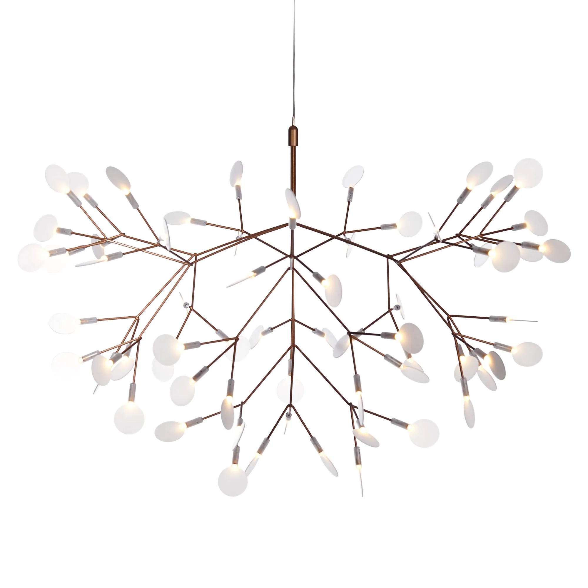 Scandinavian Branching LED Chandelier for Living Room