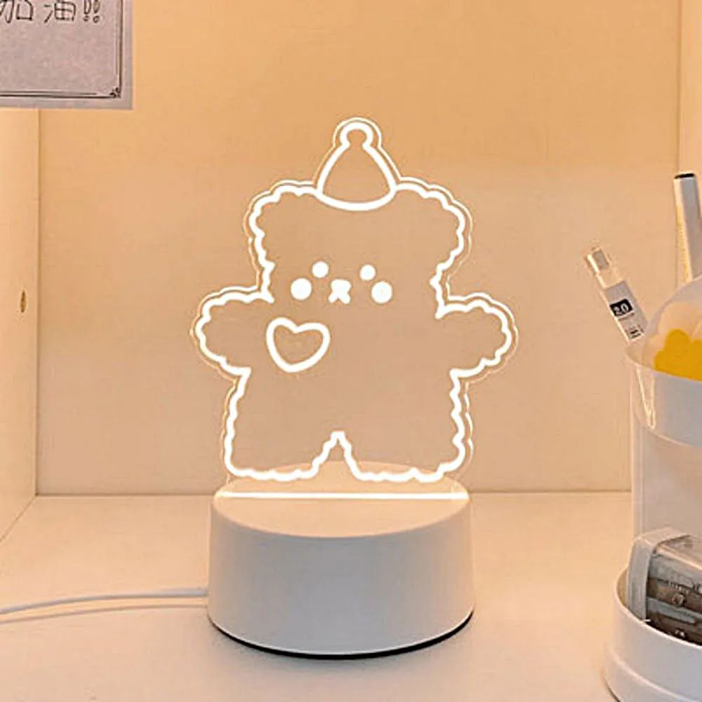 Cartoon 3D Desk Lamp
