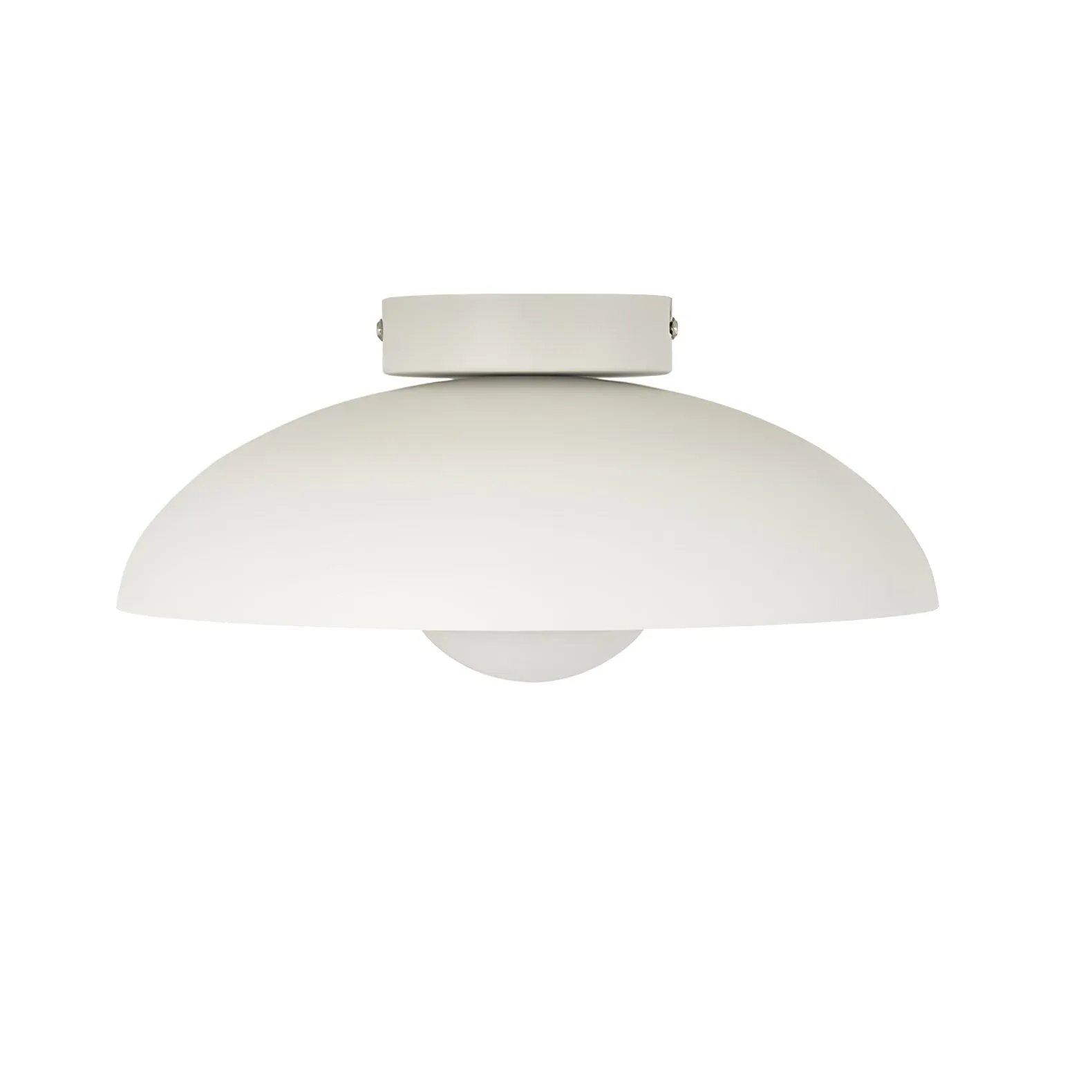Matte Black Glass Dome Ceiling Lamp M553