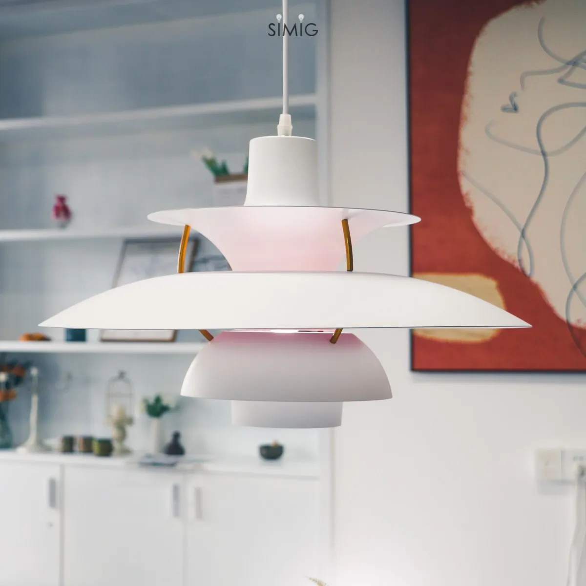 Danish UFO Design Kitchen Pendant Lamp