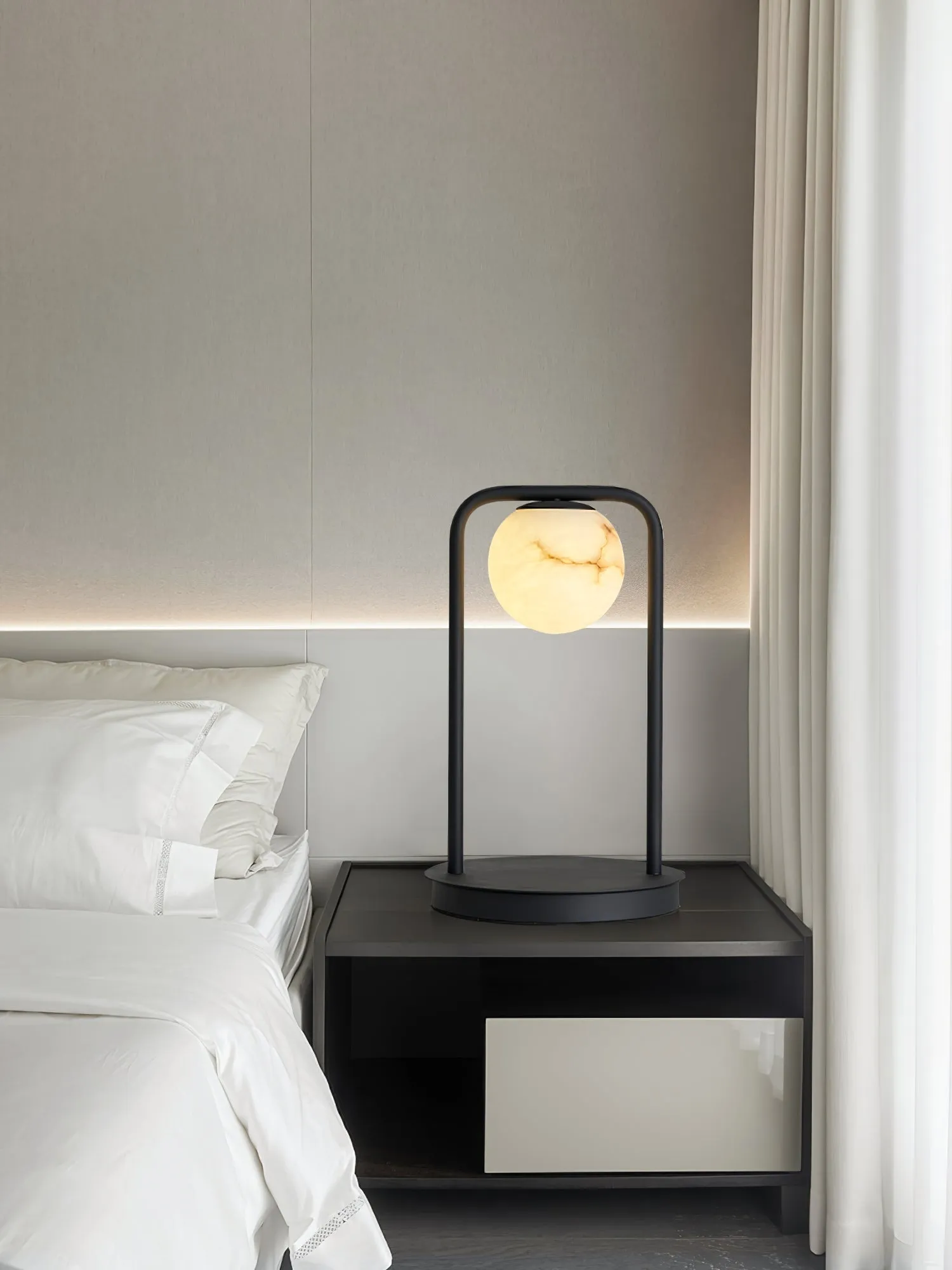 Tribeca Alabaster Table Lamp D457