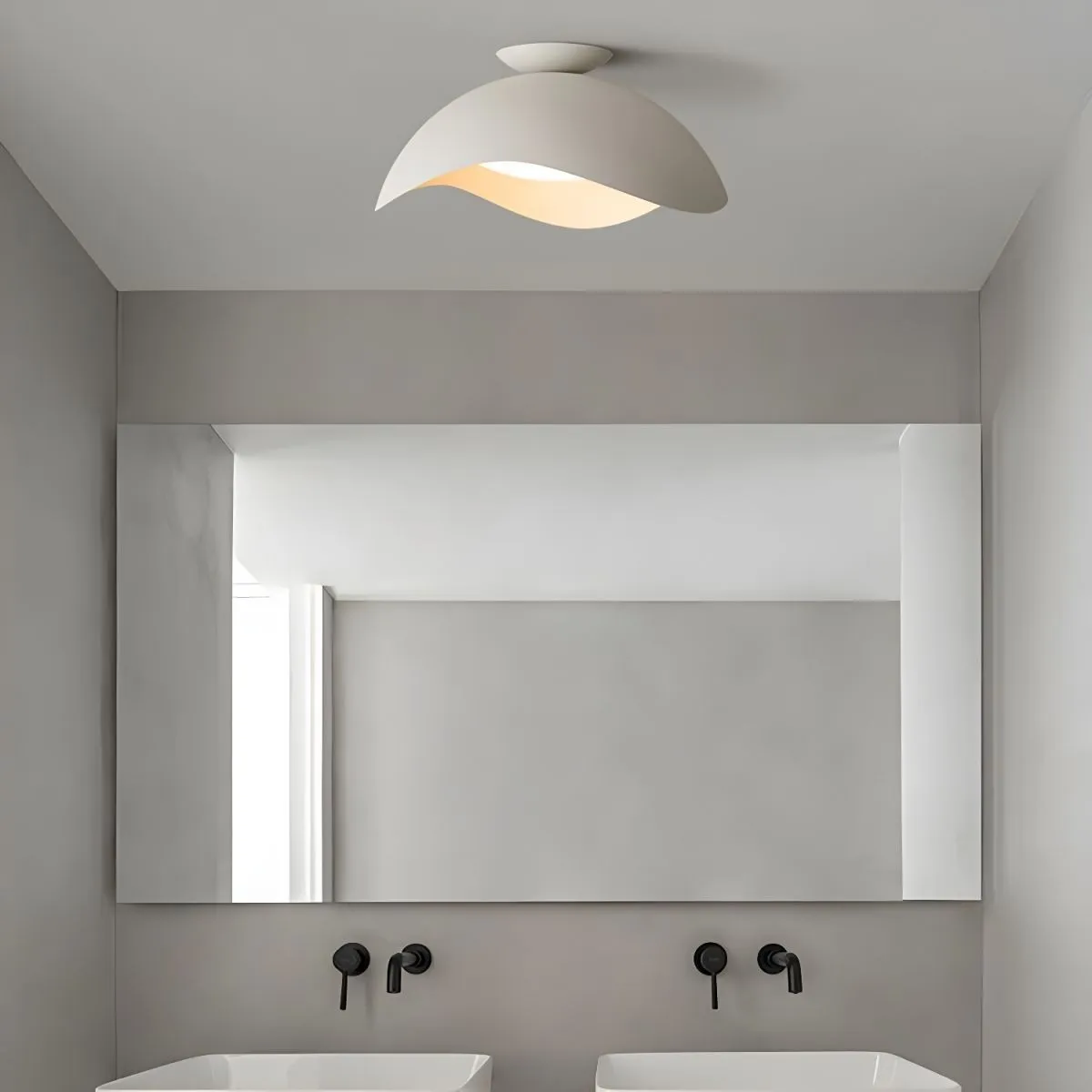 Simple Wave Ceiling Light M23