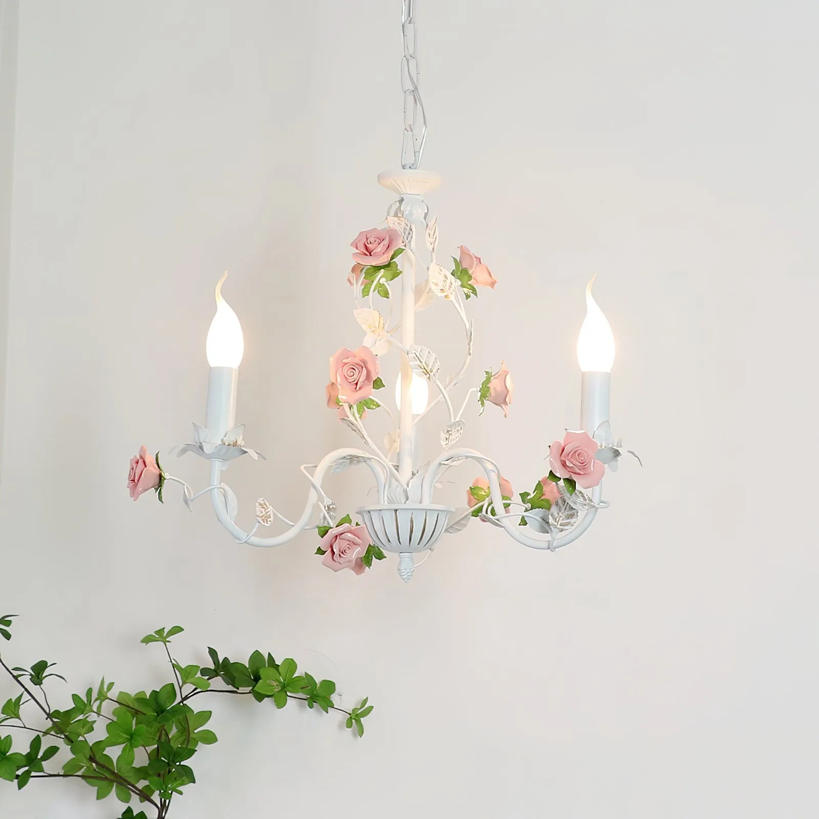 Rose Flowers Chandelier P060