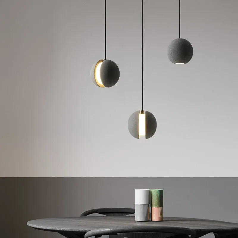 MARS Concrete Pendant Light For Living Room
