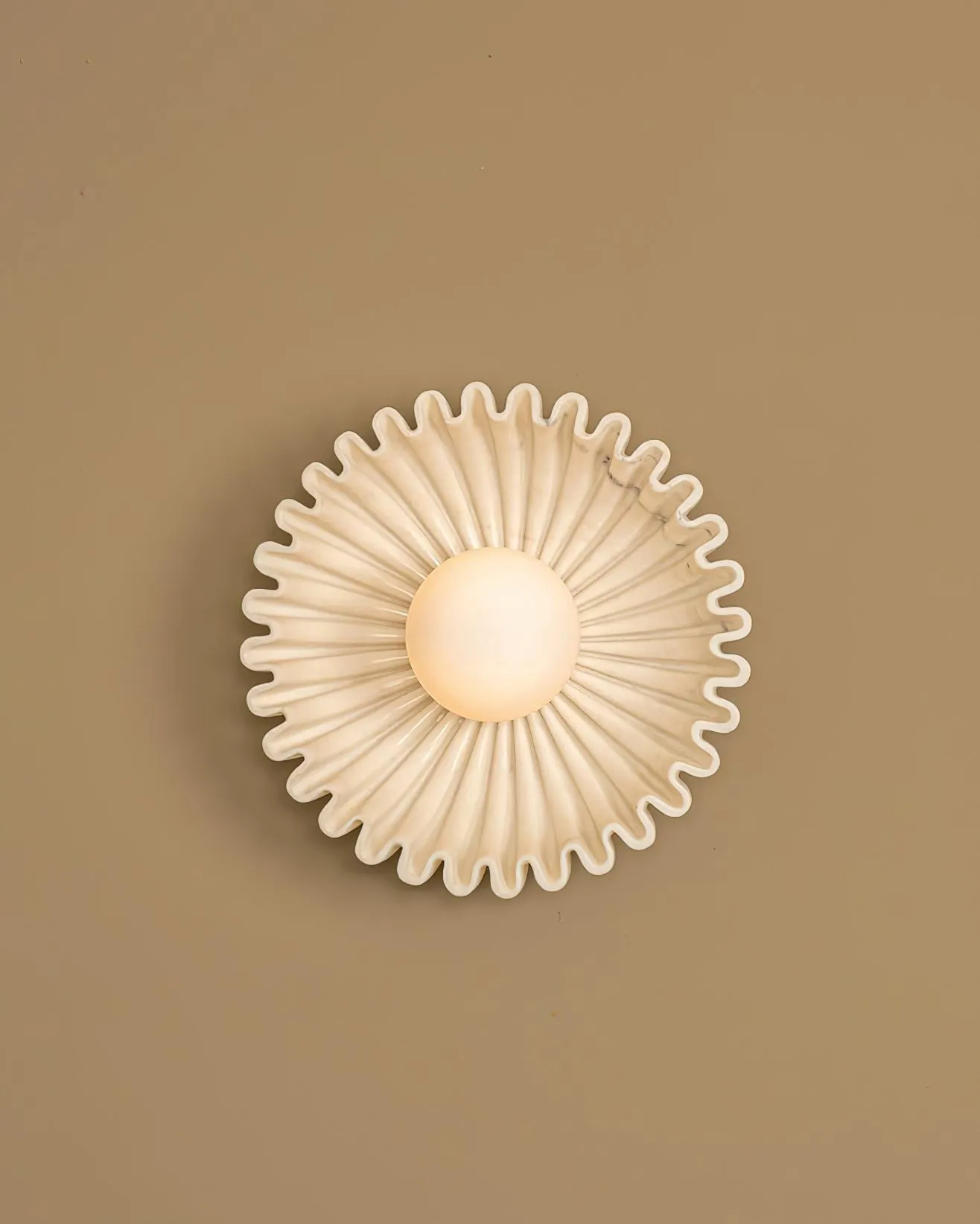 Plastic Lampshade Ceramic Flower Wall lamp M285