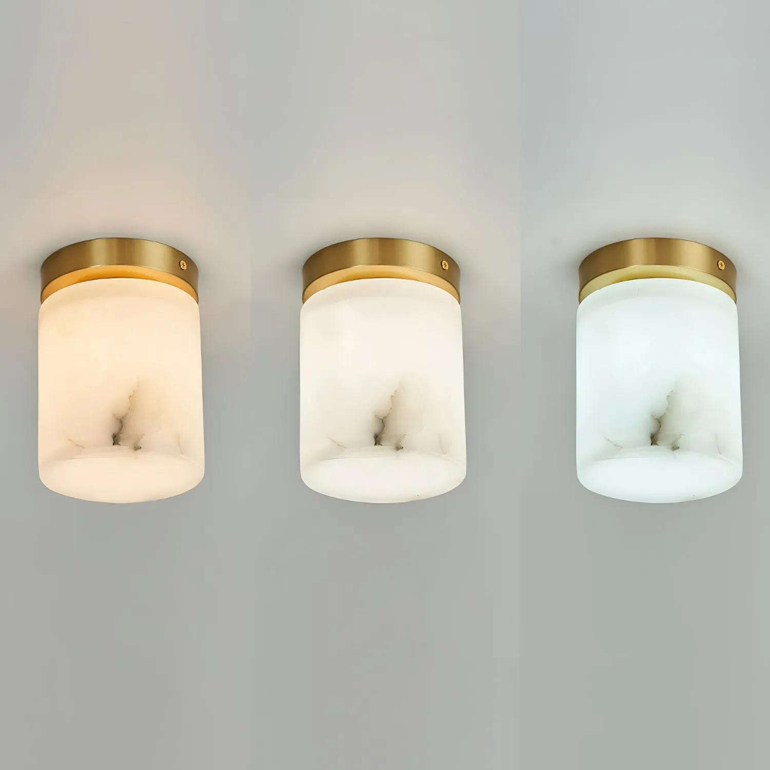 Melange Alabaster Ceiling Light D496