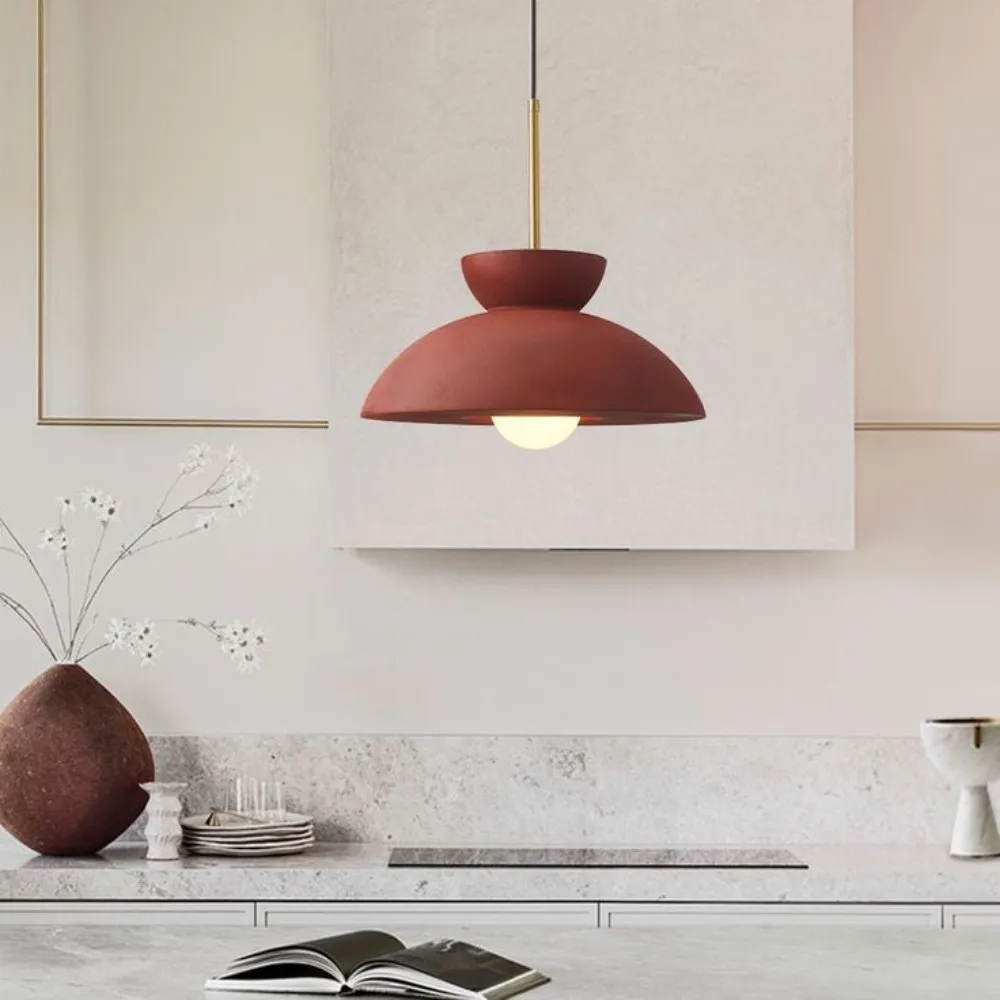 Wabi-Sabi Style Resin Pendant Light S120