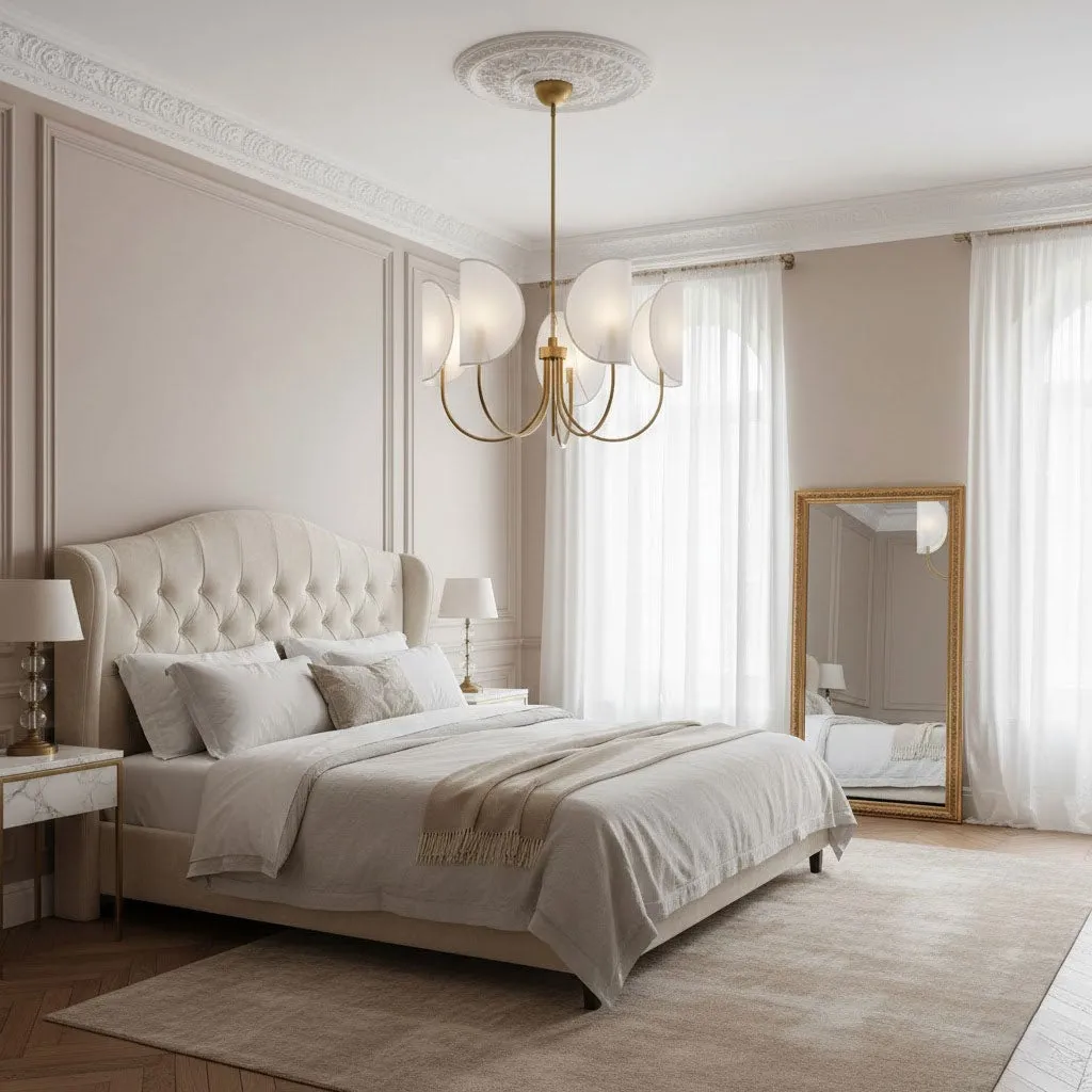Leaf Brass Chandelier D548